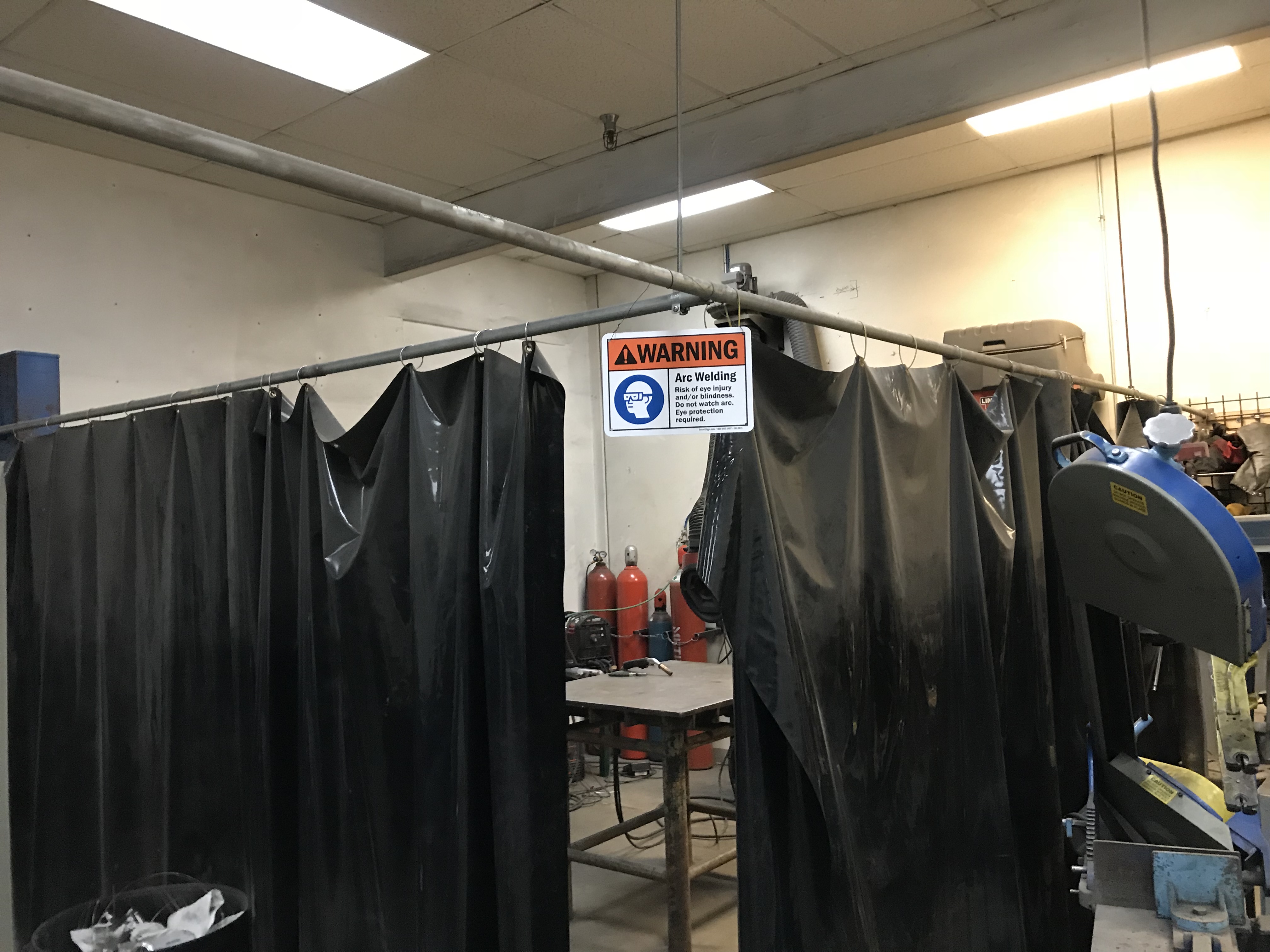 Bench grinders in the Metal Shop Metal Shop Dallas Makerspace Talk