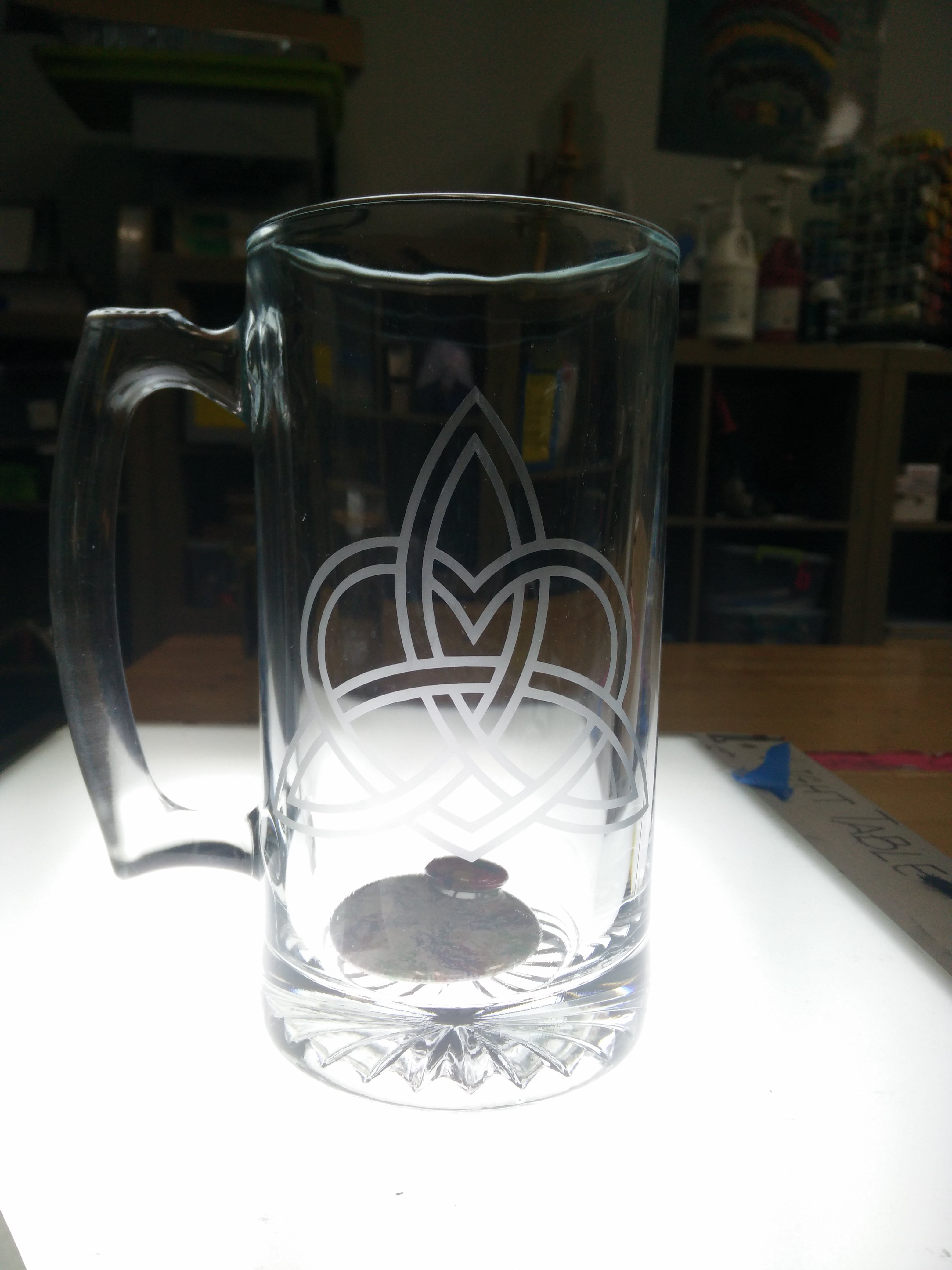Glass Etching class spots avail Creative Arts Dallas Makerspace Talk